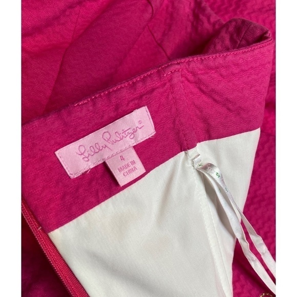 Lilly Pulitzer Bernadette Dress in Azalea Pink Size 4 - Picture 8 of 10